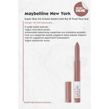 Maybelline New York Super Stay Ink Crayon Mat Kalem Ruj 10