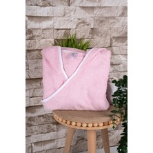 Baveno Home %100 Pamuk Kapüşonlu Bebek & Çocuk Bornozu Seti