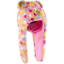 Decathlon Wedze Çocuk Kayak Beresi - Peru Tipi - Pembe / Mavi / Sarı