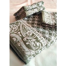 Altınbaşak Hediyelik, Çeyizlik , Ihraç Fazlası Özel Üretim Bukle Cotton Banyo-Mutfak  Havlu Seti (6'lı Set)