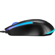 Everest KM-R59 FORZA PLUS Siyah Usb Rainbow Backlight Q Klavye + 1200 dpi Mouse Set 35993