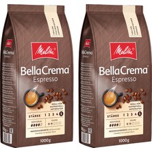 Melitta Bella Crema Espresso Çekirdek Kahve 2X1000GR 2'li Set