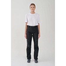 Exuma Shell Kadın Pantolon 2323005 Slim Fit Kesim Siyah Renkli Rahat Tasarım