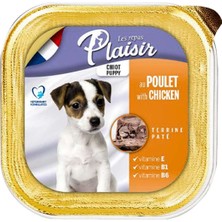 Plaisir Puppy Tavuk Etli Ezme Pate Yavru Köpek Konservesi 150 gr x 6 Adet