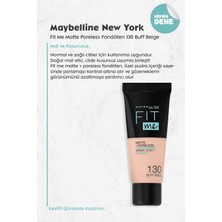 Maybelline New York Maybelline Fit Me Matte Poreless Fondöten 130 Buff Beige