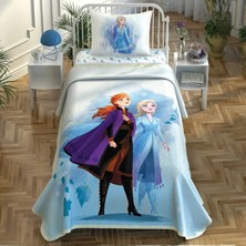 Taç Frozen 2 Sister Tek Kişilik Lisanslı Pike Takımı