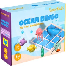 DoerKids Ocean Bingo – Okyanus Temalı Çocuk Tombalası - Tombala 2-6 Yaş