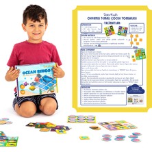 DoerKids Ocean Bingo – Okyanus Temalı Çocuk Tombalası - Tombala 2-6 Yaş