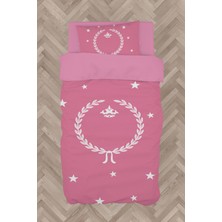 Mekta Home Bebek ve Çocuk Odası Pembe Başak Desenli Nevresim Takımı