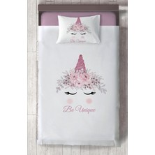 Mekta Home Bebek ve Çocuk Odası Be Unique Desenli Yatak Örtüsü