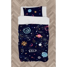 Mekta Home Bebek ve Çocuk Odası Galaksi Desenli Nevresim Takımı