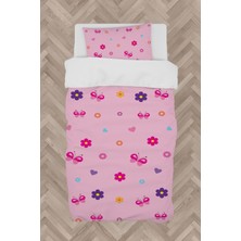 Mekta Home Bebek ve Çocuk Odası Kız Erkek Seksek Desenli Oyun Nevresim Takımı