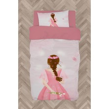 Mekta Home Bebek ve Çocuk Odası Örgülü Saçlı Kız Desenli Nevresim Takımı