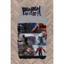 Mekta Home Bebek ve Çocuk Odası Yenilmezler Desenli Nevresim Takımı