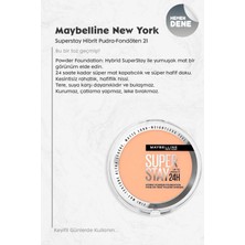 Maybelline New York Maybelline Superstay Hibrit Pudra Fondöten - 21