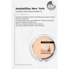 Maybelline New York Maybelline Superstay Hibrit Pudra Fondöten - 10