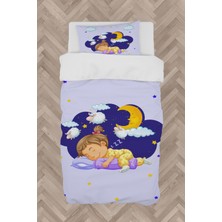 Mekta Home Bebek ve Çocuk Odası Uyuyan Çocuk Desenli Nevresim Takımı
