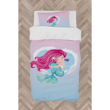 Mekta Home Bebek ve Çocuk Odası Deniz Kızı Desenli Nevresim Takımı