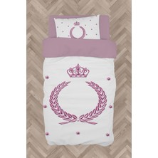 Mekta Home Bebek ve Çocuk Odası Taç Çelenk ve Yıldız Desenli Nevresim Takımı