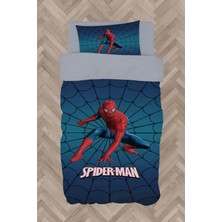Mekta Home Bebek ve Çocuk Odası Spider Man Desenli Lacivert Nevresim Takımı