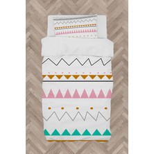 Mekta Home Bebek ve Çocuk Odası Zikzak Desenli Nevresim Takımı