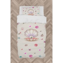 Mekta Home Bebek ve Çocuk Odası Deniz Yıldızlı Seksek Desenli Nevresim Takımı