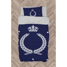 Mekta Home Bebek ve Çocuk Odası Çelenk Taç Desenli Nevresim Takımı