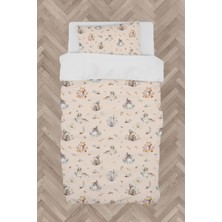 Mekta Home Bebek ve Çocuk Odası Hayvanlar Alemi Desenli Nevresim Takımı