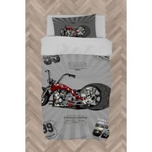 Mekta Home Bebek ve Çocuk Odası Motor Desenli Nevresim Takımı