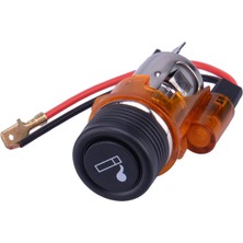 Motorobit 12V 120W Işıklı Oto Çakmaklık - Sarı