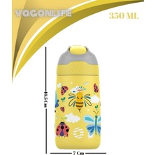 Vagonlife Paslanmaz Çelik Termos (Pipetli) - 350ML