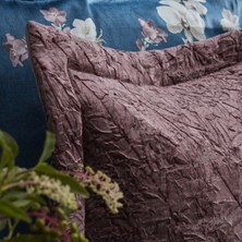 Karaca Home Nelda Çift Kişilik Kadife Yatak Örtüsü Gül Kurusu