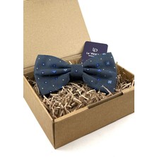 Kravatkolik Lacivert Küçük Desen Büyük Papyon P1861