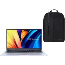 Asus Vivobook 15 Intel Core I5 1235U 16 GB 512GB SSD 15.6" Fullhd Taşınabilir Bilgisayar Windows 11 Pro + Noteebook Çanta