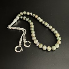 Yıldız Doğal Taş Afrika Yeşim 8 mm 33'lük Doğal Taş Tesbih