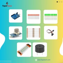 Fapatech Arduino ile Mq-2 Gaz Sensörü ile Duman Dedektörü Proje Seti/ E-Pdf Içerikli