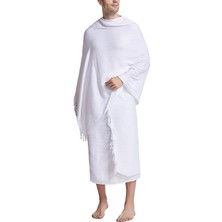 Tawlu |  Pamuk | 100 x 210 cm | Gramajlı | Organik | 2 Parça | Pvc Çantalı |yetişkin Ihram Seti