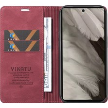 Xshop Google Pixel 7A Pu Deri Kabuk Manyetik Telefon Kılıfı Stand Kapağı (Yurt Dışından)