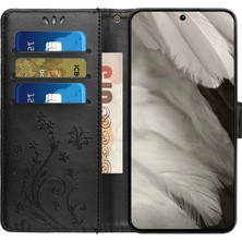 Xshop Google Pixel 8 Butterfly Baskı Cüzdan Telefon Deri Kapağı (Yurt Dışından)