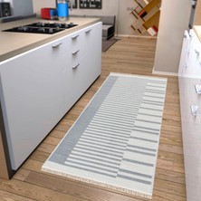 "elegantwoven Koleksiyon Açık Gri Pamuk-Polyester Kilim - Homesteadart Rugs Çift Taraflı ve Nefes Alabilir Yapıda, 30°c'de Makinede Yıkanabilir, Katlanabilir, Robot Süpürge Uyumlu - Çeşitli Ebatlar"