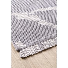 Havvana Home Kaymaz Tabanlı Modern Dokuma Kilim Sisal Halı Çamaşır Makinasında Yıkanabilir Halı