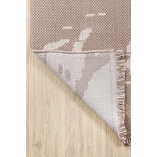 Havvana Home Kaymaz Tabanlı Modern Dokuma Kilim Sisal Halı Çamaşır Makinasında Yıkanabilir Halı
