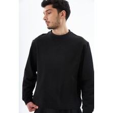 Evoq Nine Siyah Sweatshirt