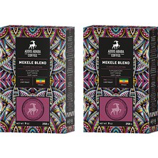 Addis Ababa Coffee Coffee Premium Gold Collection Mekele Blend ( 250 x 2 ) 500 Gr. Filtre Kahve (Etiyopya Nitelikli Kahvesi )