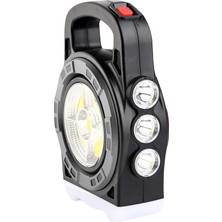 Harry Cob Ledli 20 Watt 3 Kademeli Şarj Edilebilir USB Çıkışlı Solar Lamba Powerbank Özellikli