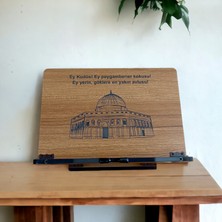 İsfahan TA Kitap Okuma Standı Masaüstü Ahşap Kuran Rahlesi Tablet Tutucu