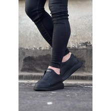 Alfaze Günlük Erkek Casual Ayakkabı Vegan Kömür Topuk Boyu 3 cm
