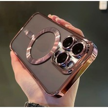 Gritty Apple iPhone 15 Pro Max Kılıf Tam Kamera Korumalı Magsafe Şarj Destekli