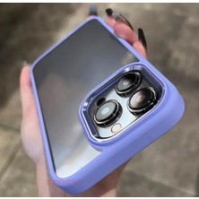 Gritty Apple iPhone 15 Pro Max Kılıf Metal Krom