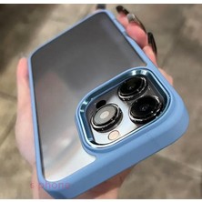 Gritty Apple iPhone 14 Pro Max Kılıf Metal Krom